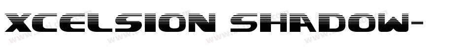 Xcelsion Shadow字体转换